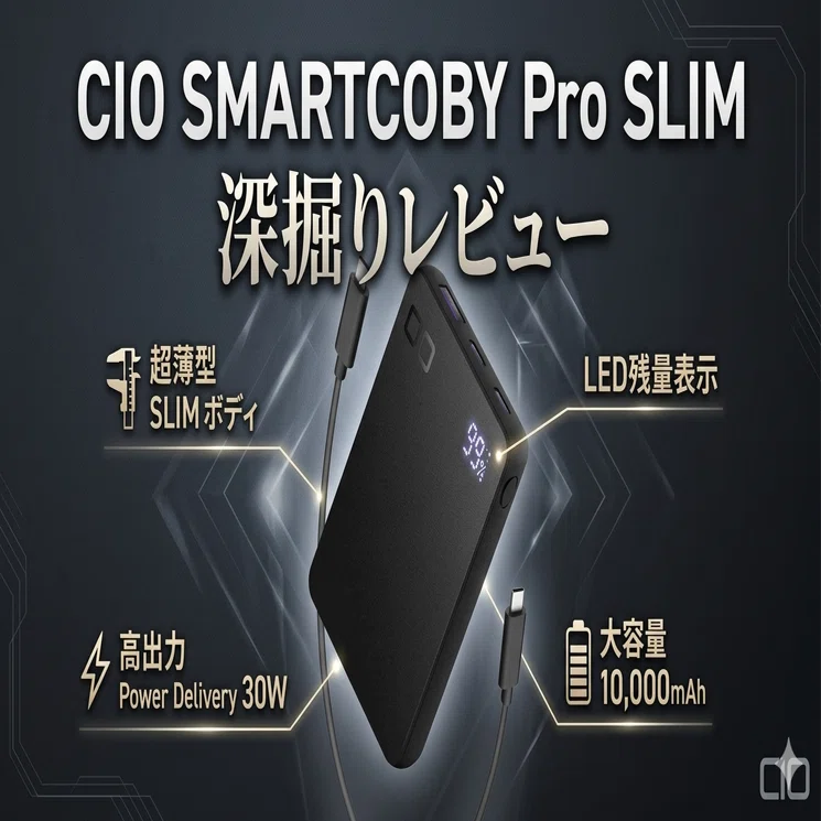 CIO SMARTCOBY Pro SLIM 深掘りレビュー｜「5,000円以下・16mm・35W・3