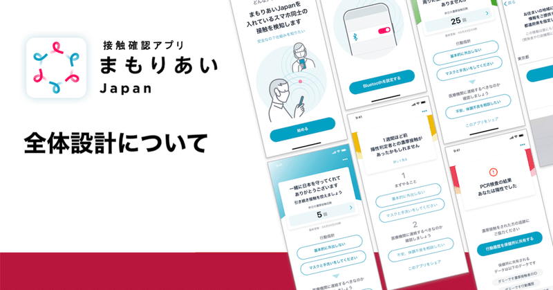 接触確認アプリ「まもりあいJapan」の全体設計について