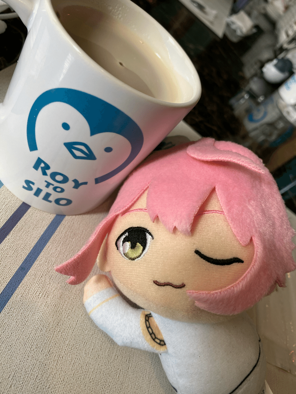 自作ぬいぐるみ・ピンクパフェの女の子 ぬいと推しパフェ｜数寄屋橋