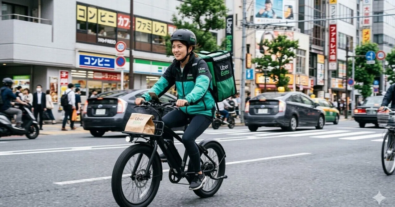 Uber eats ドライバー10回配達完了で2万円！｜ねむみ |副業で月5万円稼ぐOL