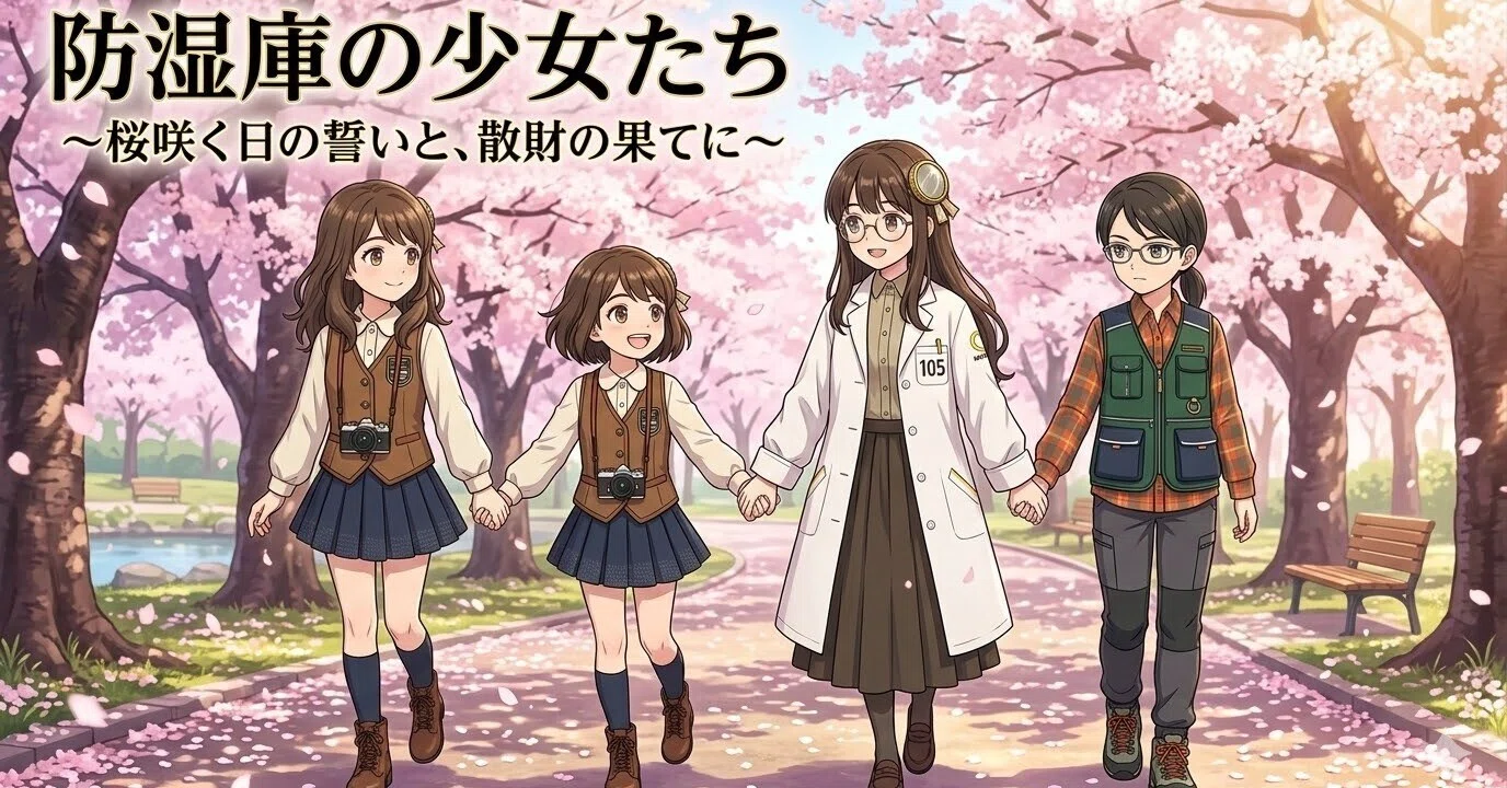 防湿庫の少女たち ～桜咲く日の誓いと、散財の果てに～｜永遠丸