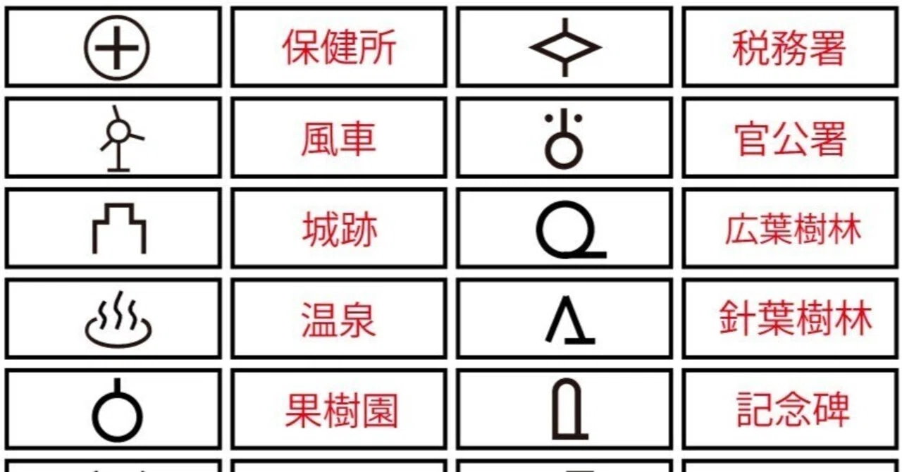 地図記号単語帳②｜ブリッジぷりんと