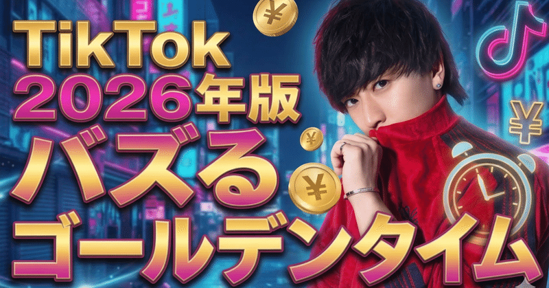 【2026年最新】TikTokバズを確約するゴールデンタイムの正体