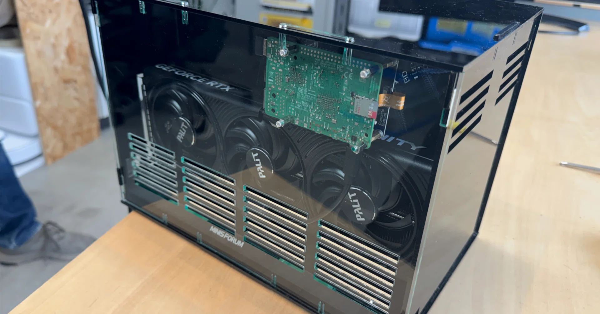 15万円AI PCをアクリルケース化!今日のHomeBrew AgenticAI Clubで参考