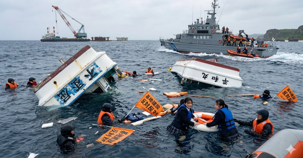 メディア報道の違和感】辺野古沖オール沖縄基地反対抗議船転覆の高校生死亡事故 ダンプ死亡事故の教訓を無視した結果|兄貴祭り 明日からちゃんとする ...