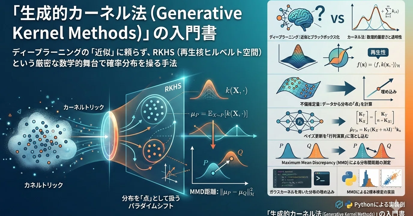 再生核ヒルベルト空間で操る確率の世界｜platypus2000jp