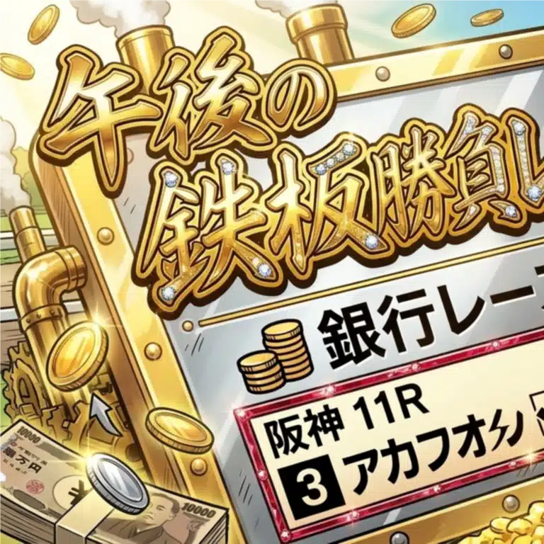 【競馬予想】午前・午後の勝負レース