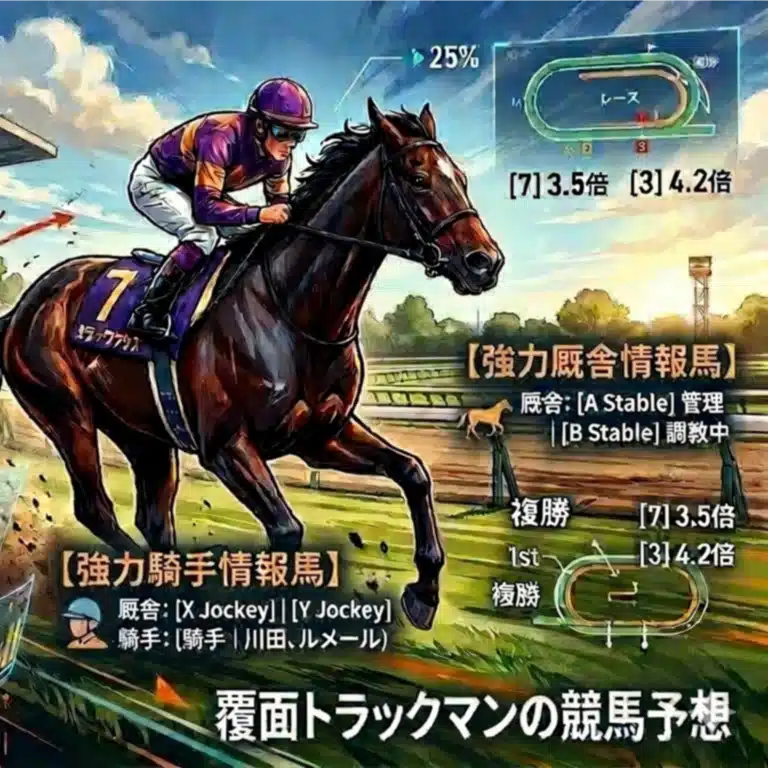 【競馬】覆面トラックマンの競馬予想【情報】