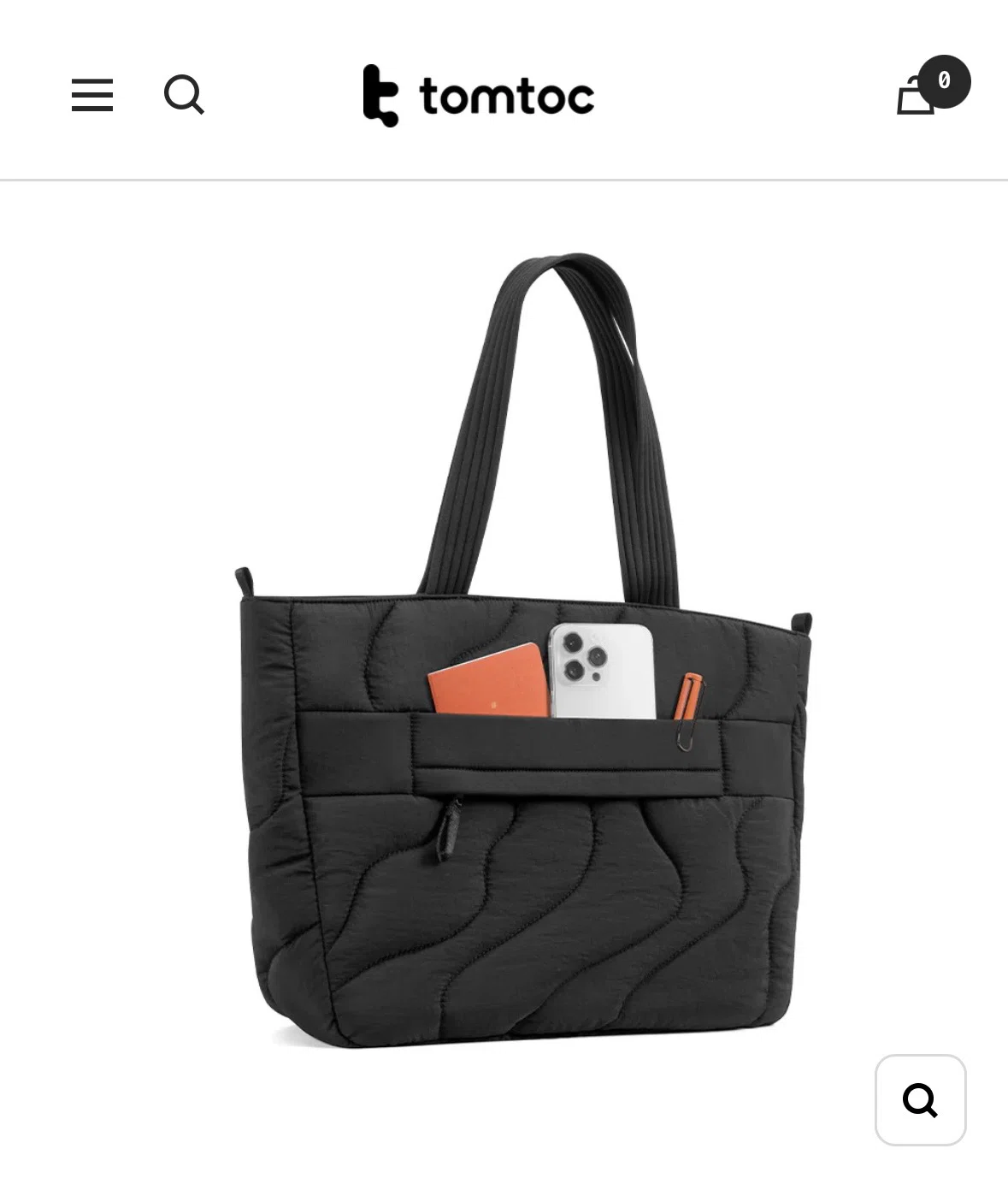 tomtoc ふわふわトートバッグ】気に入ってます｜北摂びより