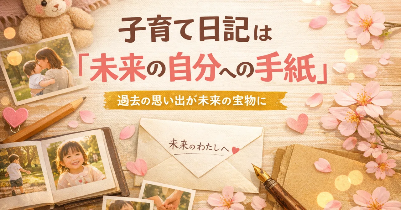 Parenting Diaries Were 'Letters to My Future Self'｜おだんごさん🍡3児パパ