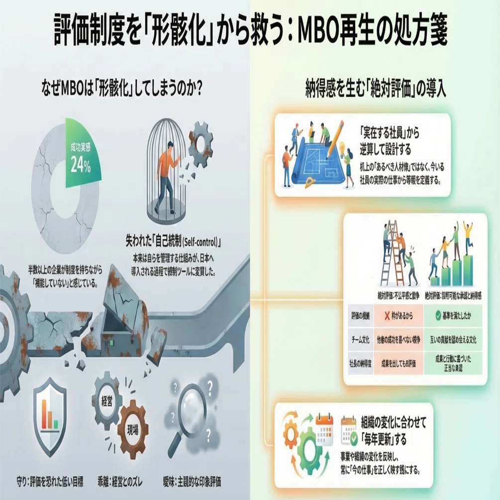 目標管理（MBO）が機能しない会社でやっていること。｜ドクターしみず