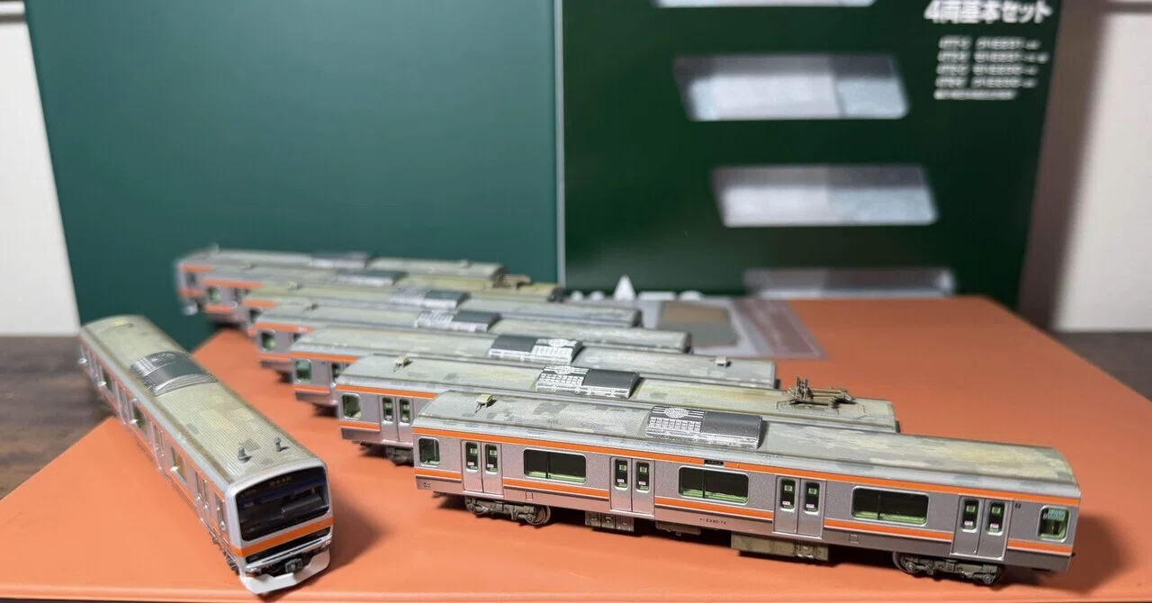 模型加工日記 (KATO E231武蔵野線その3)｜あげぱん