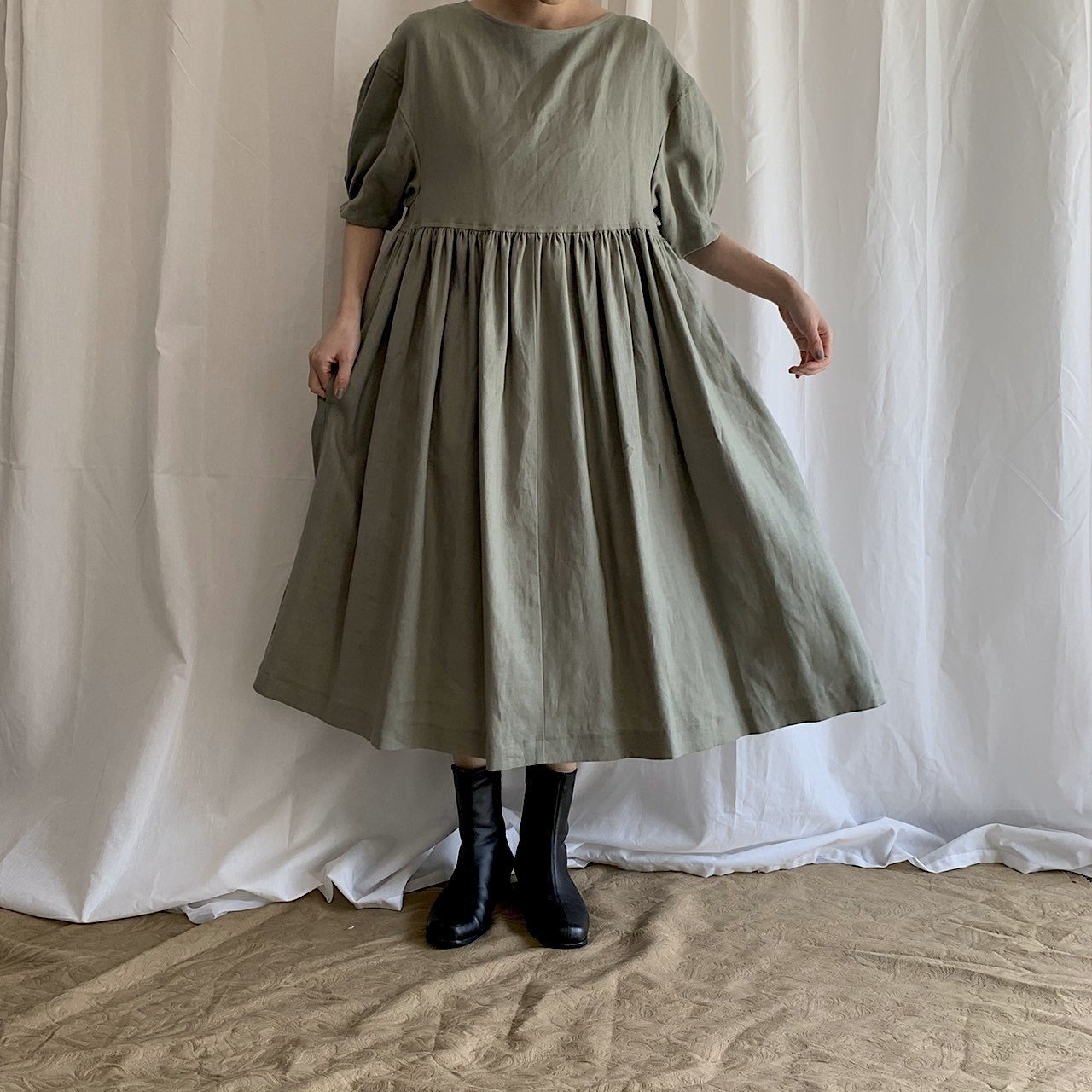 foufou ノースリーブプリミティブワンピース Mサイズ 今週の販売情報！no-sleeve primitive one piece/再販はone tuck