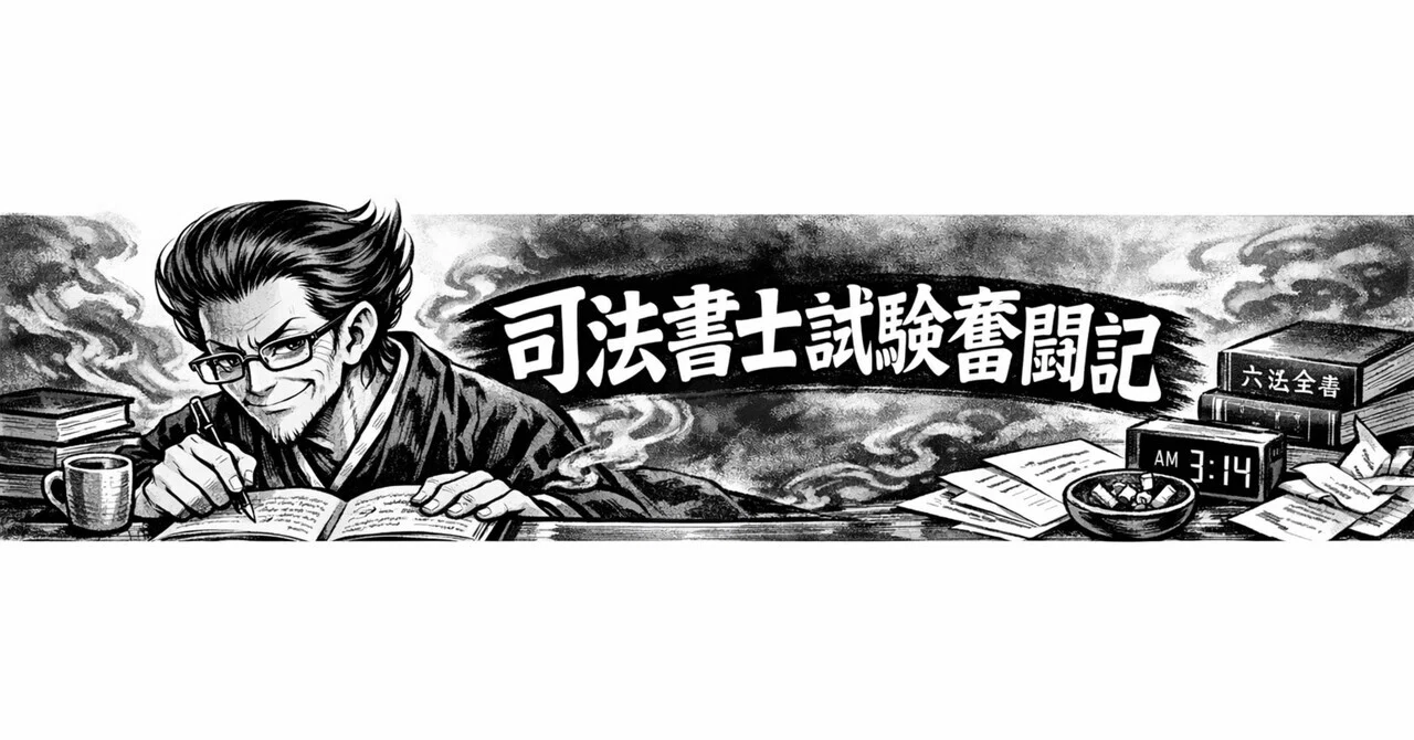 司法書士試験奮闘記（第3回：午後の部の高い壁）｜ぬらりひょん@司法