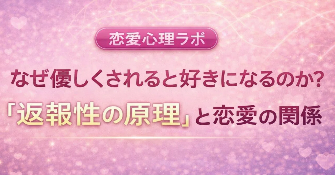 優しく され る と