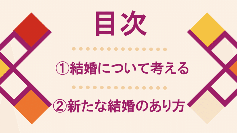 新しい結婚のあり方を考えよう Rick Note 新しい結婚のあり方を考えよう Rick Note