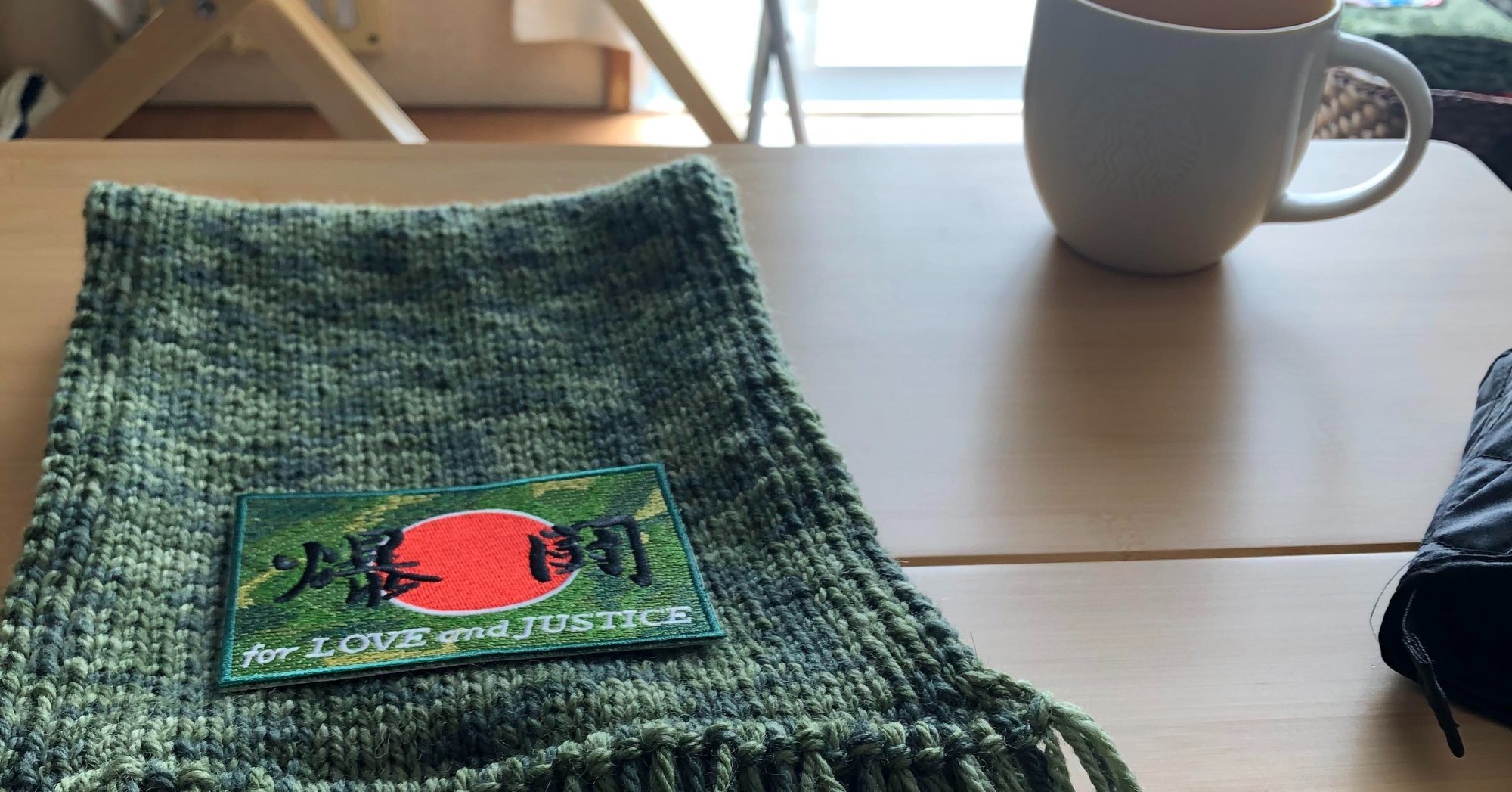 メリヤス編みのマフラー 仕上げのスチーム Knitandsnow Note メリヤス編みのマフラー 仕上げのスチーム Knitandsnow Note