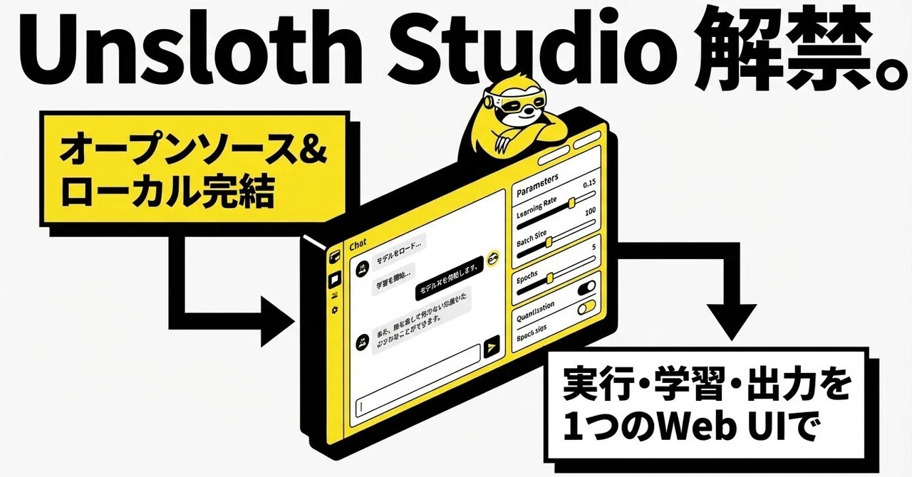 Unsloth Studio ：Ollamaを超えるか？ローカルLLM量子化の最大手が作り出したローカルLLMツールは元のモデルの「2倍速い ...