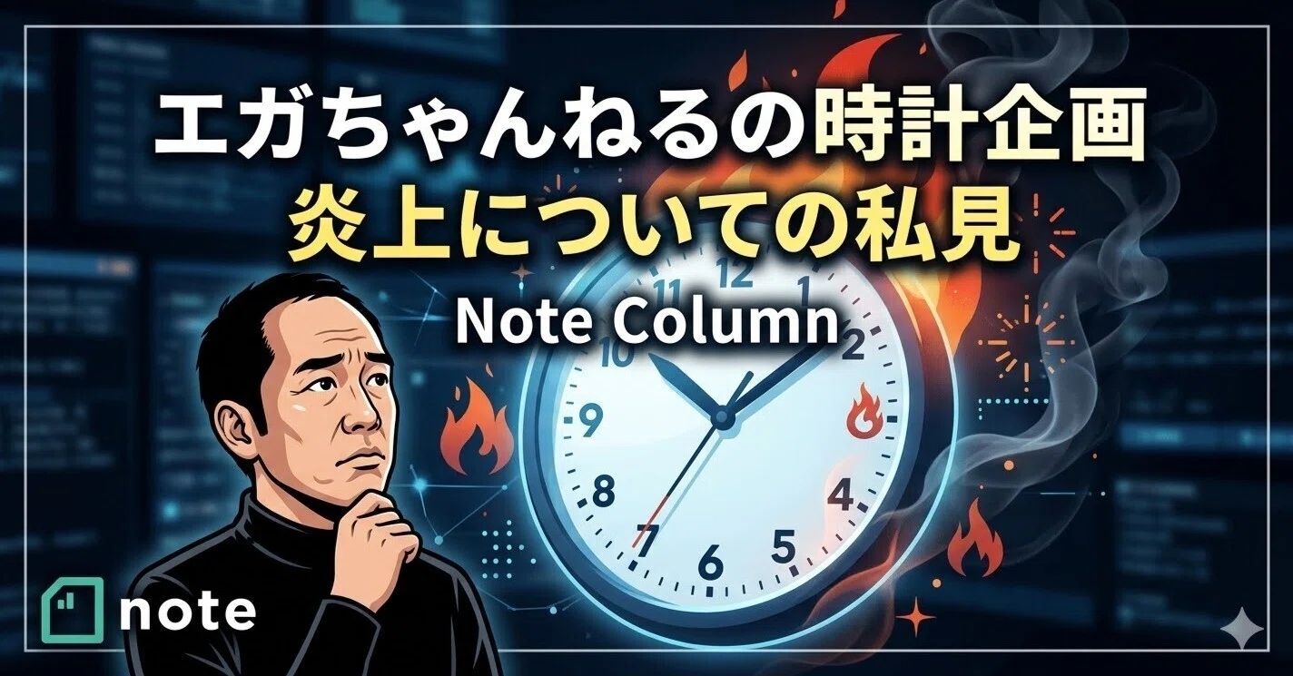 エガちゃんねるの時計企画炎上についての私見｜はやて