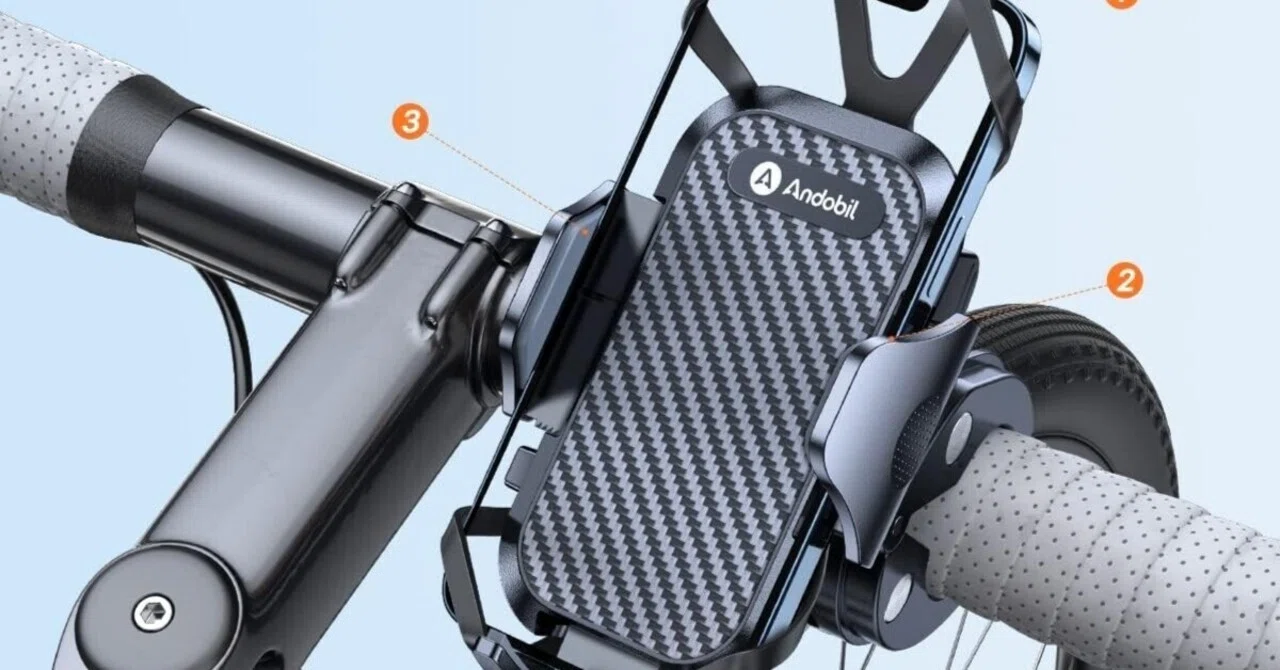 クロスバイク用に「Andobil 自転車 スマホホルダー」買ってみたので