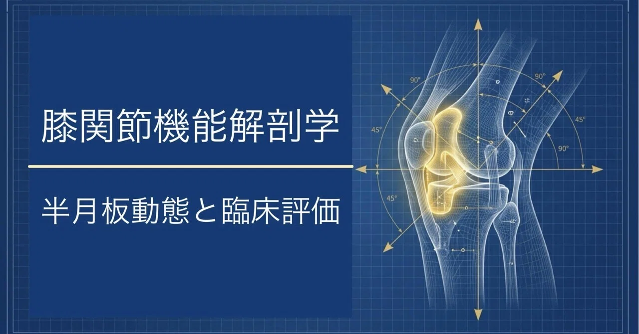 膝関節機能解剖学：半月板動態と臨床評価｜膝神 【臨床勉強部屋】