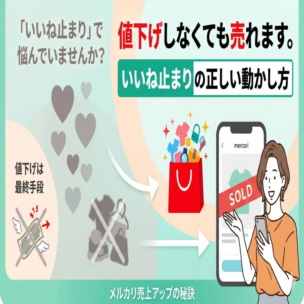 値下げしなくても売れます。いいね止まりの正しい動かし方｜yukiqwa