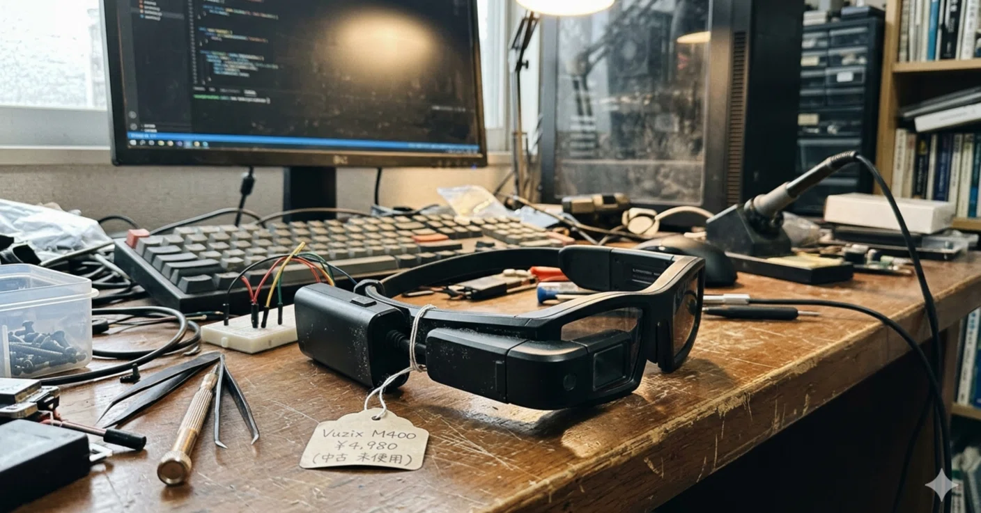 定価20万が5,000円！？Vuzix M400という『産業用スマートグラス』の 