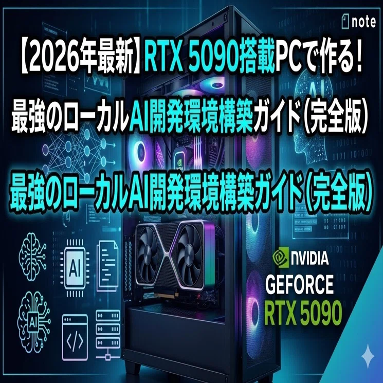 2026年最新】RTX 5090搭載PCで作る！最強のローカルAI開発環境構築 