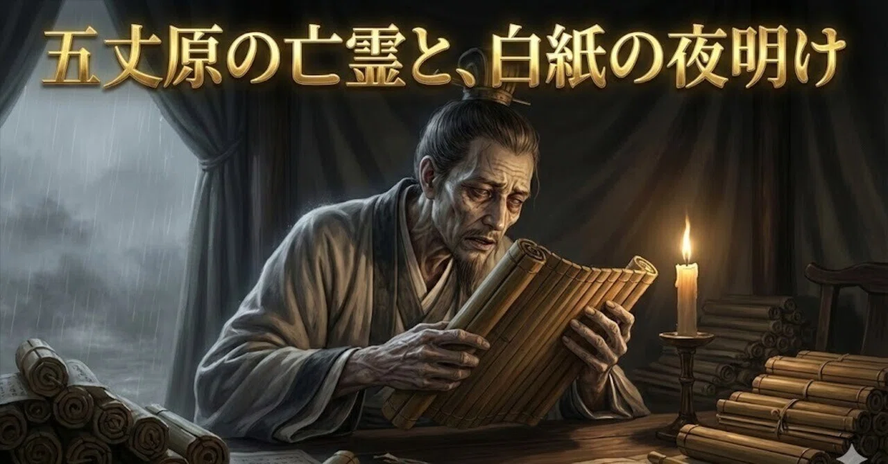 五丈原の亡霊と、白紙の夜明け|偉人脳ハック|歴史から学ぶ「勝ち筋」の研究室