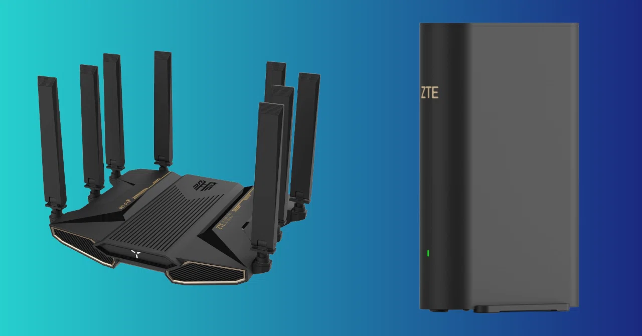 Wi-Fiルーター ZTE、Wi-Fi 7対応ルーター2機種を1万円以下から——ゲーミング特化の