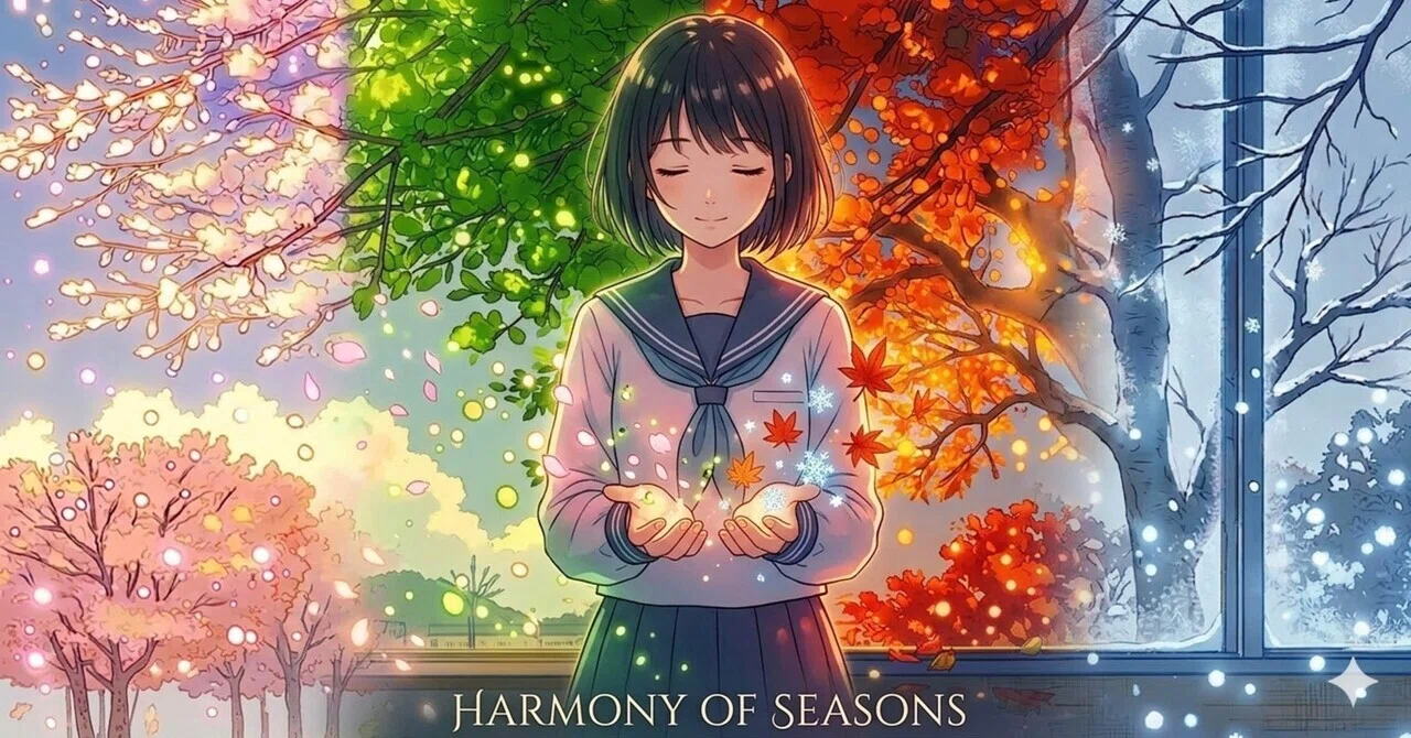 AI][Illustration] Changing seasons with niji・journey and Gemini