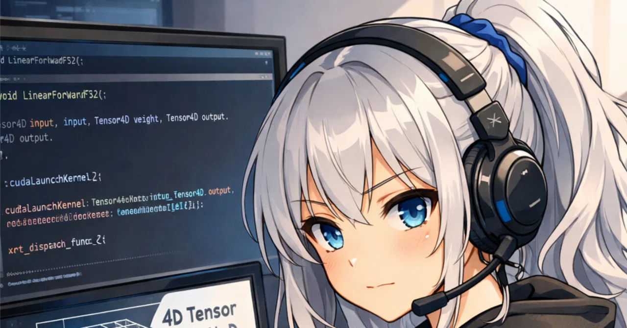 DBA가 AI와 페어 프로그래밍으로 4D 텐서 풀 스크래치 LLM을 GPU / Driver / FPGA까지 동적화한 날｜キョウスケ