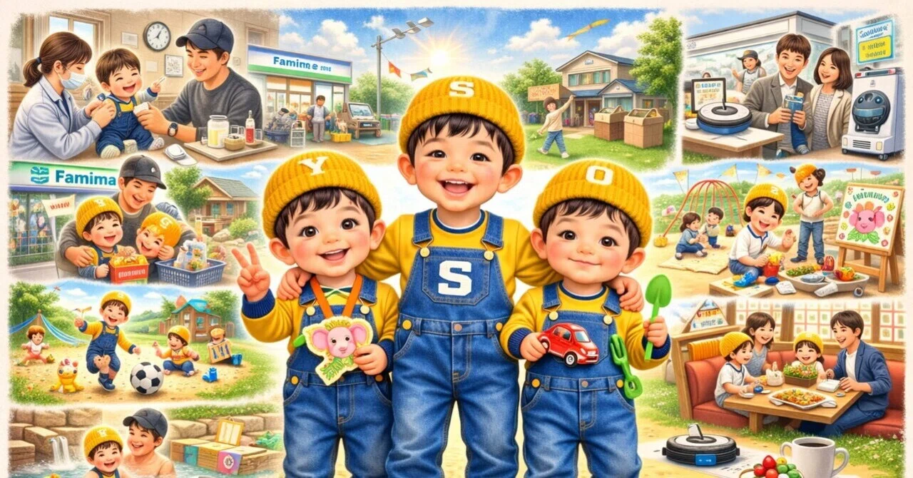 育児メモ〗3兄弟と過ごした1週間|3/13〜3/19まとめ|訪問リハPTもっさん