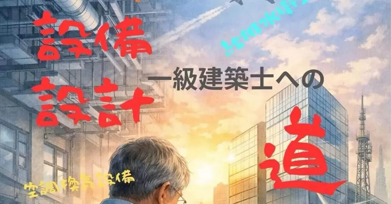 60歳で設備設計一級建築士に挑戦した理由』|立石 遙 60歳で設備設計一級建築士に挑戦した理由』|立石 遙
