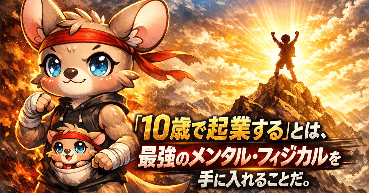 「10歳で起業する」とは、最強のメンタル・フィジカルを手に入れることだ。｜株式会社Garoop