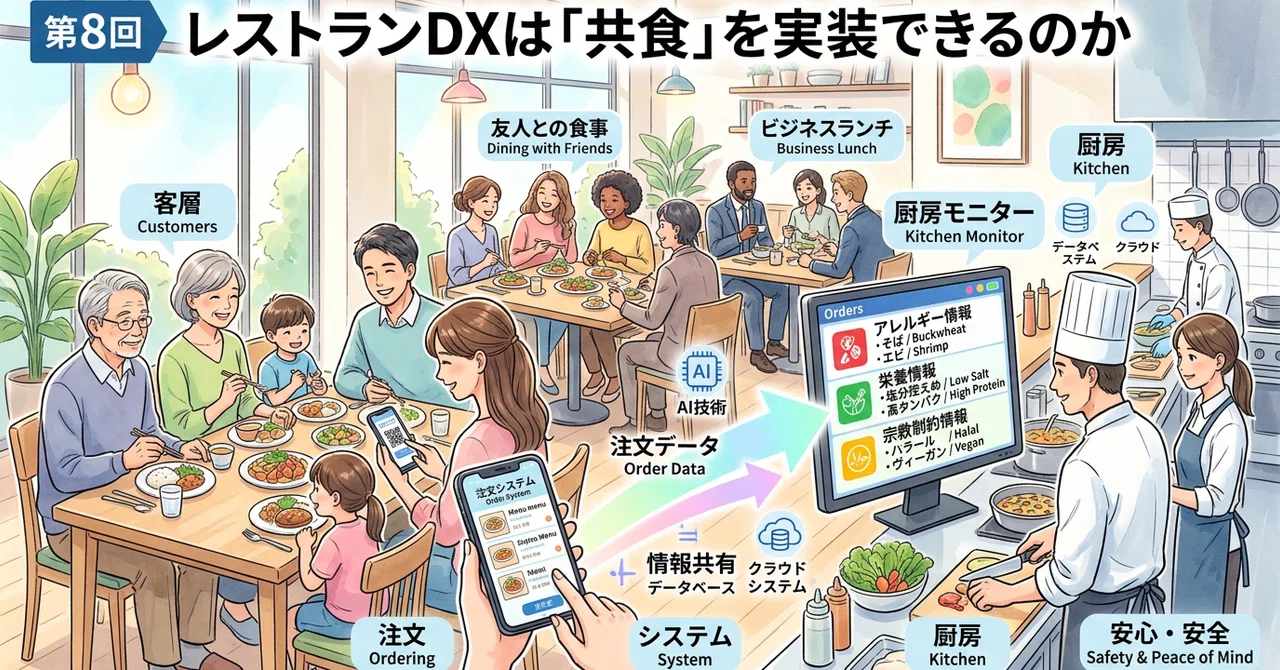 2-8: レストランDXは「共食」を実装できるのか。｜shirokuma-papa