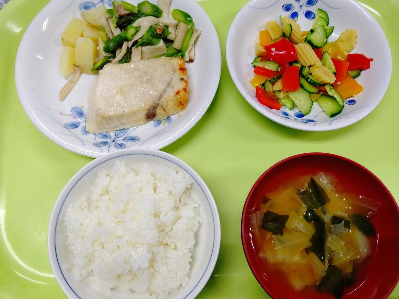 今日の給食 かじきのバター焼き Center Note 今日の給食 かじきのバター焼き Center Note