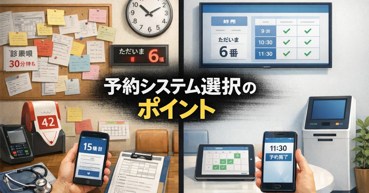 クリニックの予約システム選びで失敗しないためのポイント｜CLINIT