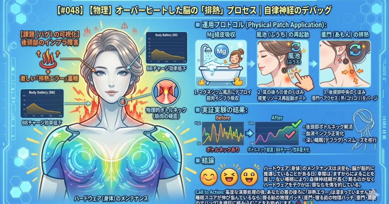[#048] [Physics] The 'Heat Exhaustion' Process for an Overheated Brain ...