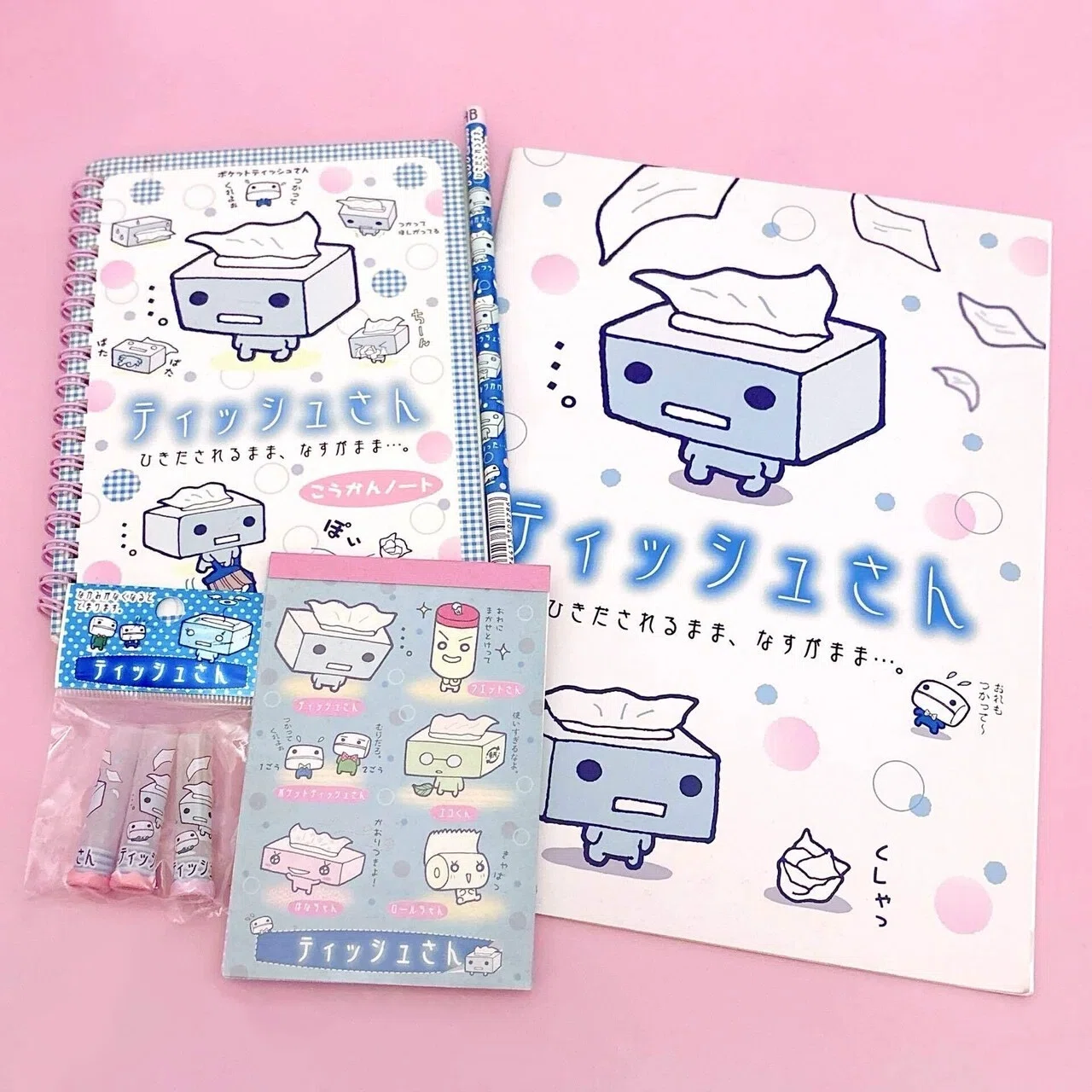 キャラクター　ボールペン ティッシュさん　はなちゃん　レア　レトロ　サンエックス サンエックス『ティッシュさん』から見る平成の豊かさ｜江崎びす子