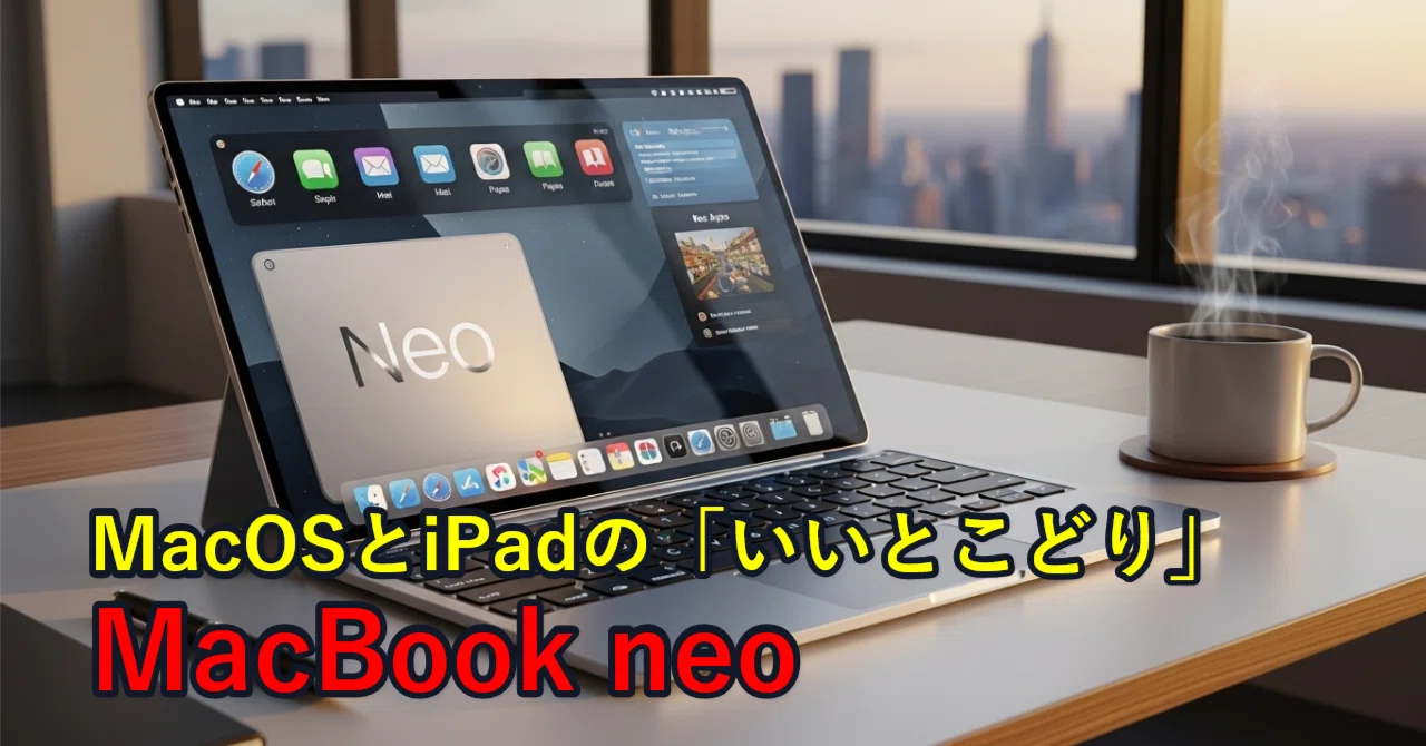 MacBook Neoは「MacOSが使えるiPad」である｜maa(文系でもわかるAI/IT