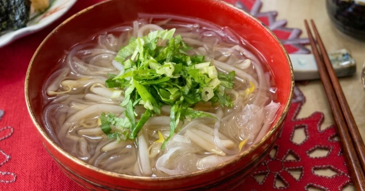 [Medicinal Cuisine for Hay Fever] 'Bean Sprout and Glass Noodle Soup ...