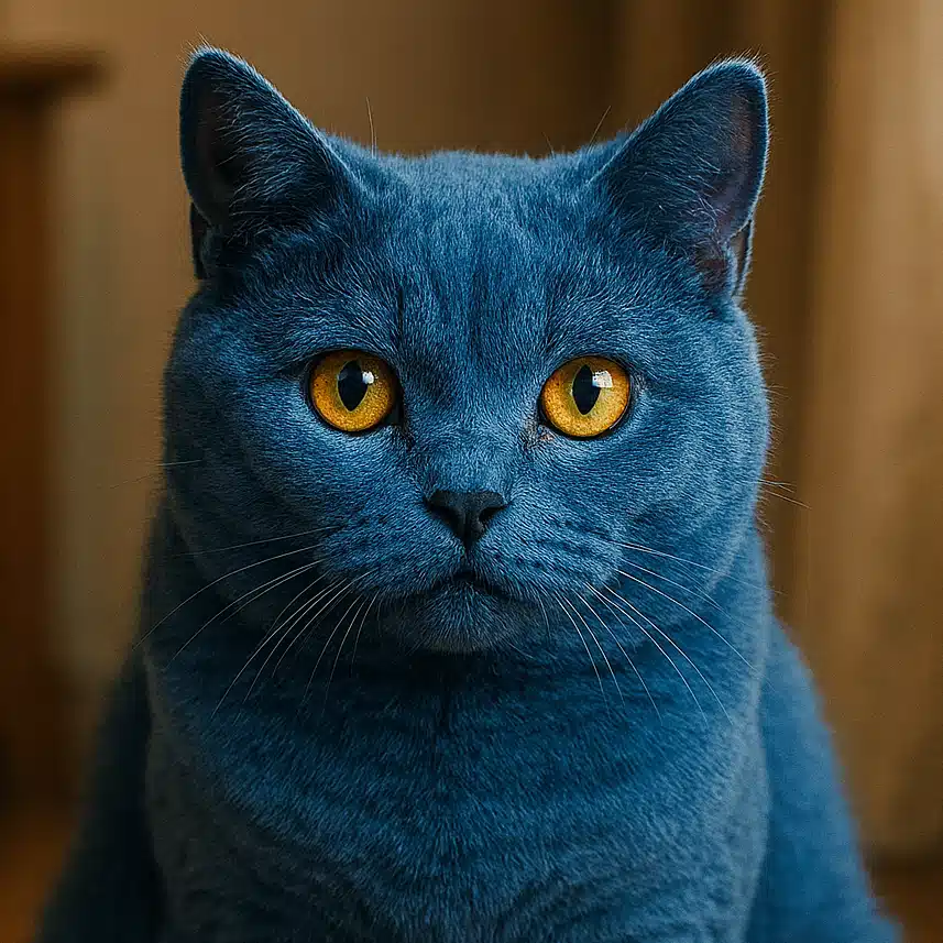 しあわせのあおいねこ
