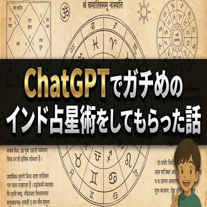 ChatGPTで本格的なインド占星術で鑑定してもらった話｜papayota