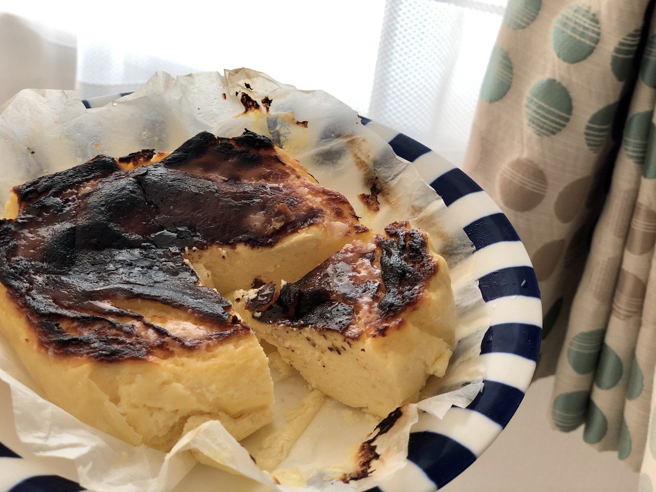 山本ゆりさん バスク風チーズケーキ 作ってみた 白米 Note