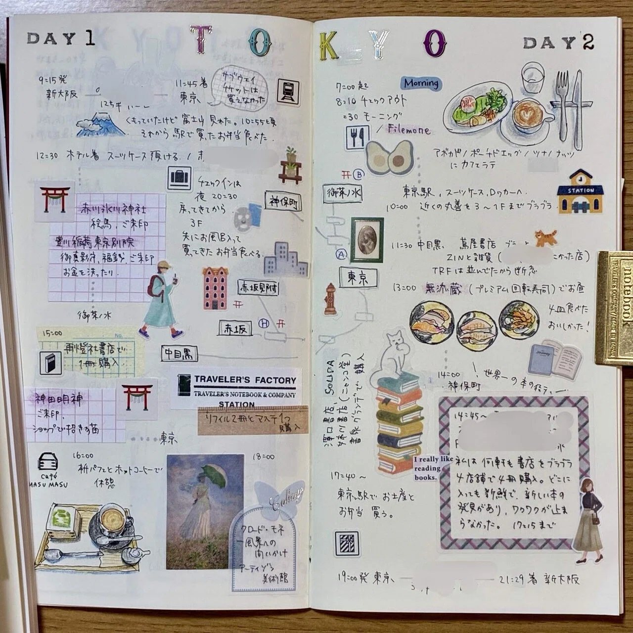 東京デザインのトラベラーズノートで作りたい私の「東京ノート」｜ひかる