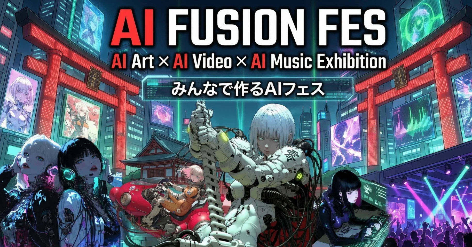 AI FUSION FES - AI Illustration x AI Video x AI Music to be held