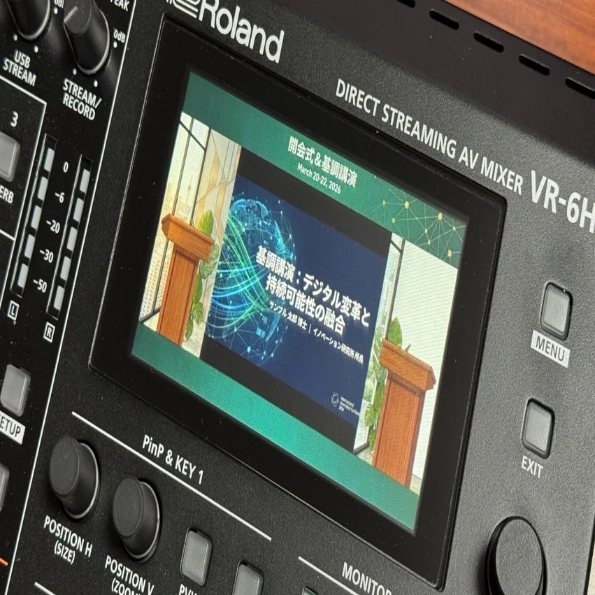 映像スイッチャー Rolandスイッチャーで擬似的にワイプできる数を増やすTips｜松井 隆幸