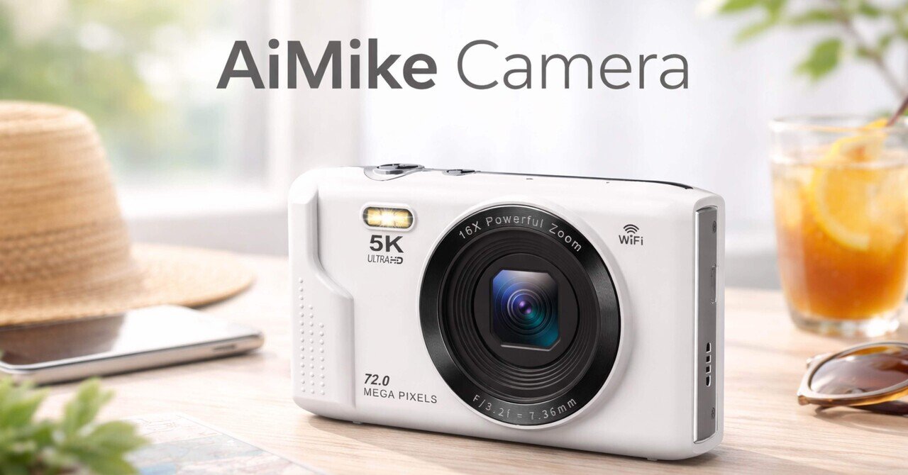 AiMikeの5Kデジカメは買いか？ スマホ転送できる入門コンデジを冷静に
