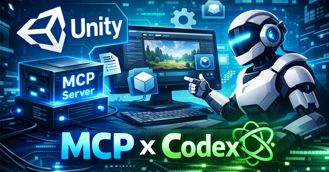 Unity Mcp UnityのMCPサーバをCodexで使う方法|UnityエディタをAIから操作する手順まとめ|ザンル|AI×技術で作る構築ログ